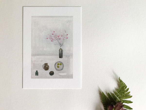 carte jardin de printemps carte postale